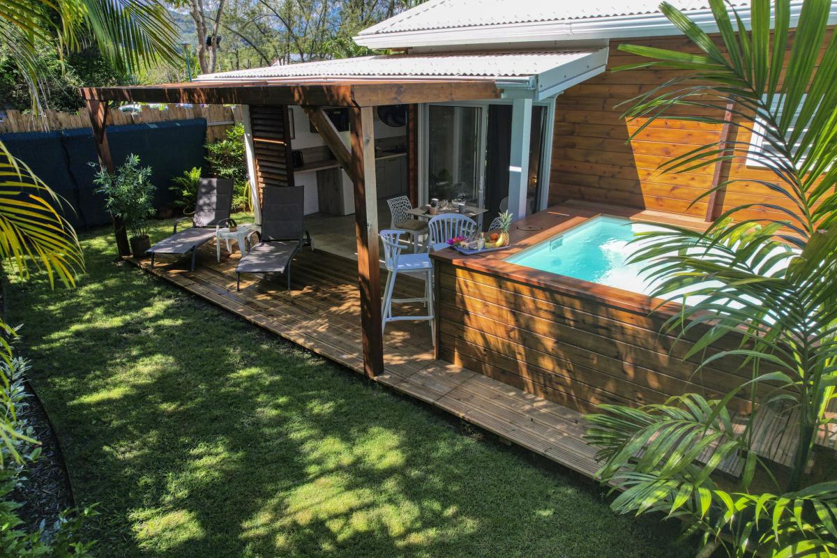 25.Guadeloupe Sainte-Rose- location villa 2 personnes-piscine
